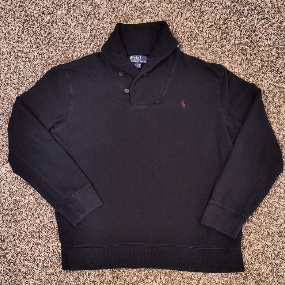 Polo Ralph Lauren Black Pullover Sweater